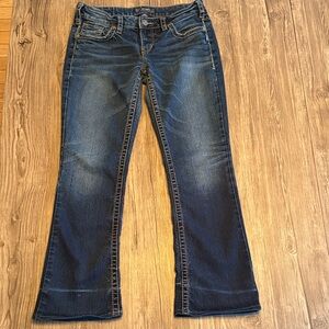 Silver Jeans Dark Blue Boot Cut Women's Jeans - AIKO Bootcut